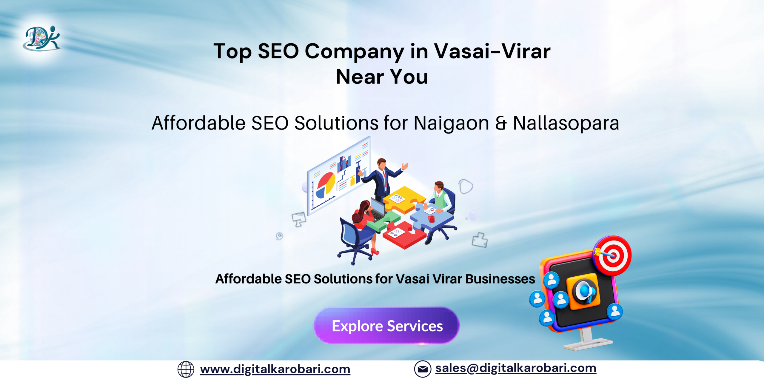 Best SEO Company in Vasai Virar Mumbai – Digital Karobari SEO Experts