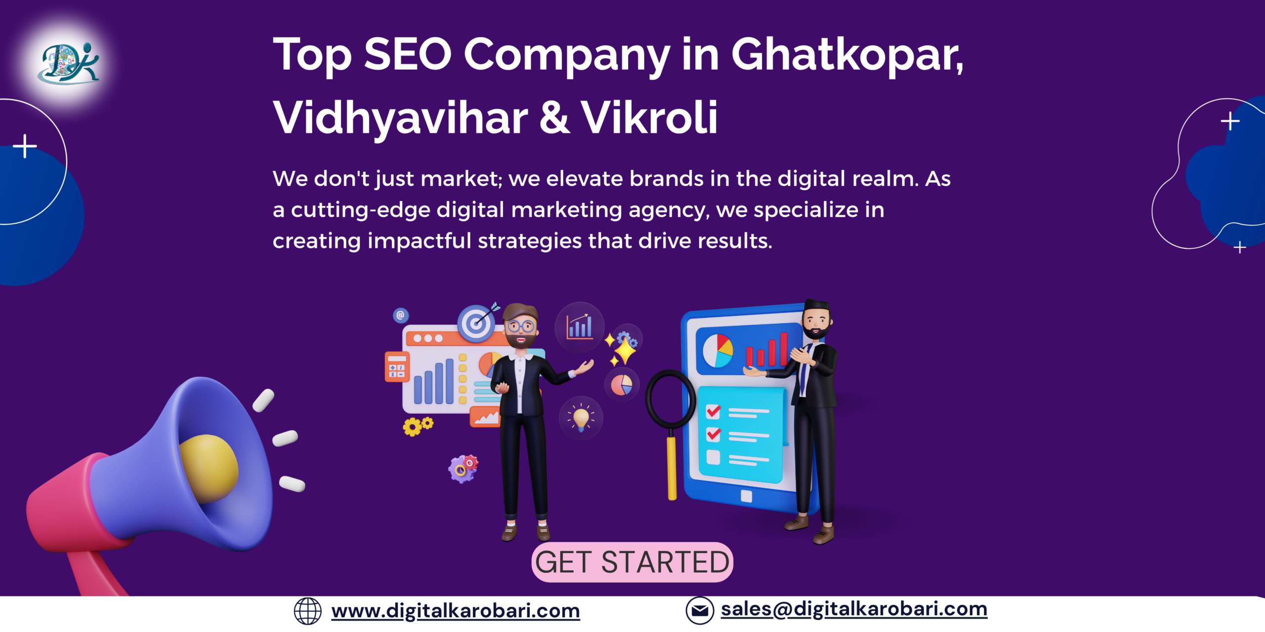 Top SEO Company in Ghatkopar, Vidhyavihar & Vikroli – Digital Karobari