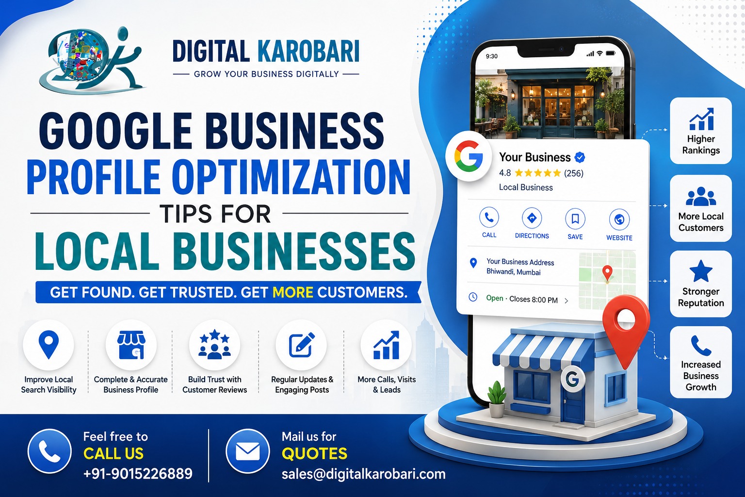 Google Business Profile Optimization Tips for Local Businesses in  – Digital Karobari