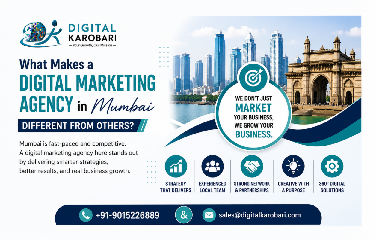 What Makes a Digital Marketing Agency in Mumbai Different from Others?