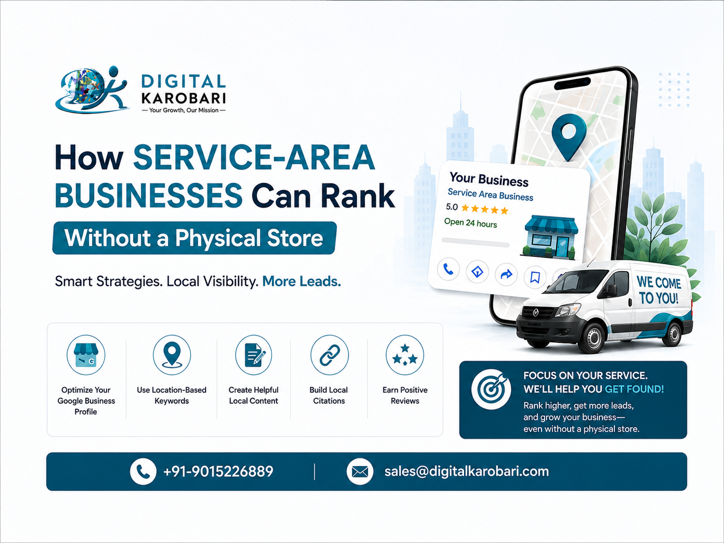 Digital Karobari local SEO for service-area businesses without a physical store