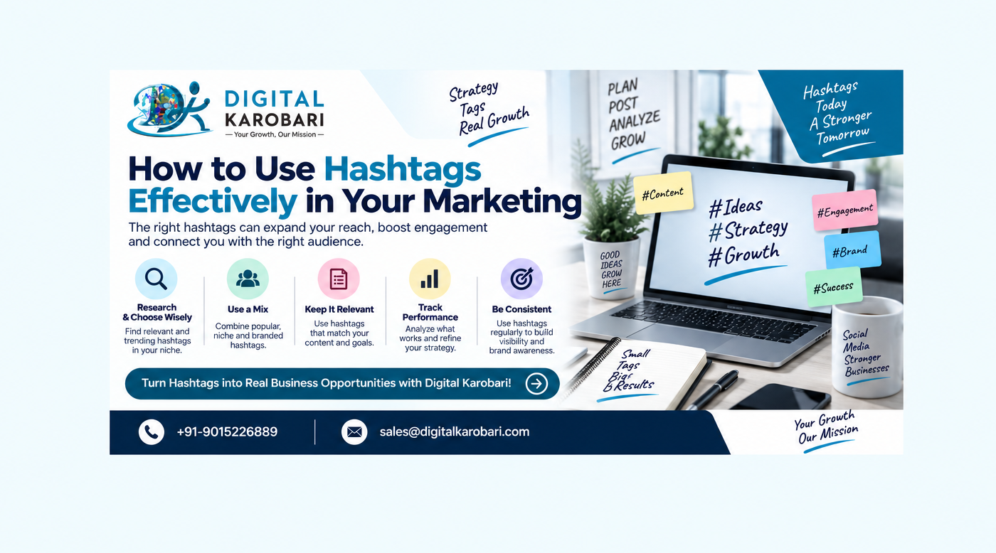 How to Use Hashtags Effectively in Your Marketing Strategy in Mumbai