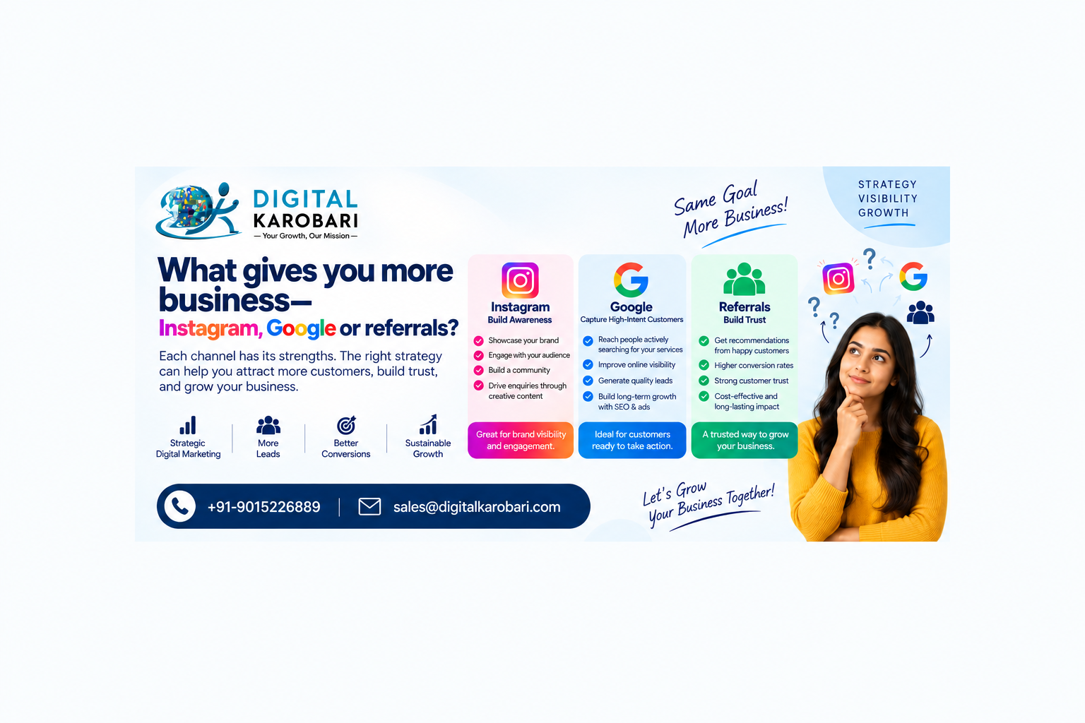 What Gives You More Business—Instagram, Google or Referrals?